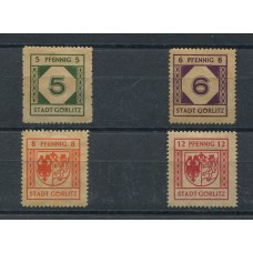 ALEMANIA ESTAMPILLA SEGUNDA GUERRA MUNDIAL OCUPACION SOVIETICA 1946 GORLITZ SERIE COMPLETA NUEVA CON GOMA MI. 5/8 ALTO VALOR 50 EUROS !!! SUMAMENTE RARA !!!
